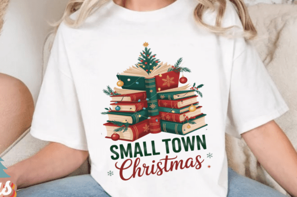 Bringing Nostalgia to Life with Small Town Christmas PNG and Red Truck PNG Designs