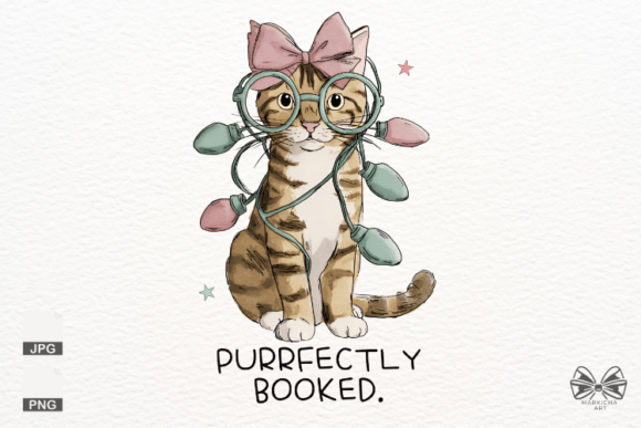 Cat Love Reading PNG Clipart for Creative Projects