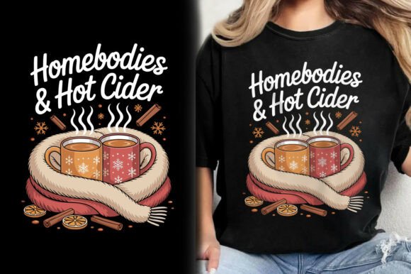 Celebrate the Season with the Homebodies Hot Cider Turkey Day Shirt Design
