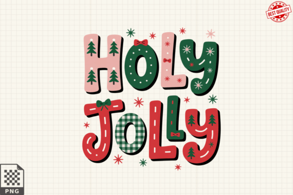 Christmas T-shirt PNG, Holly Jolly PNG: Elevate Your Creative Projects This Holiday Season