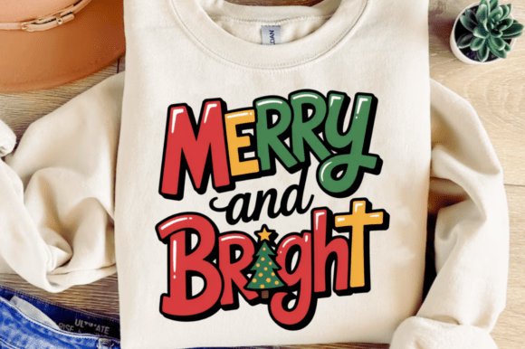Elevating Holiday Branding with the Merry and Bright Christmas PNG Retro Aesthetic