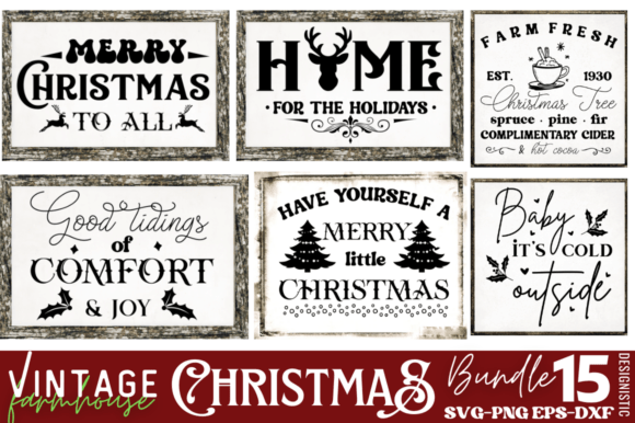 Farmhouse Christmas SVG Bundle: A Creative Solution for Your Crafting Projects