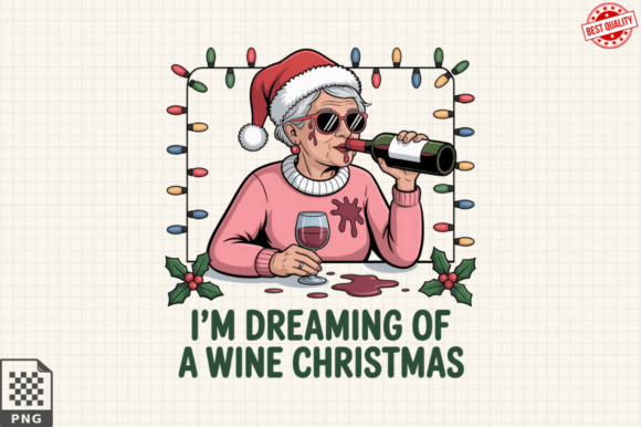 Funny Wine Christmas Png, Christmas Wine: A Creative Twist for Your Holiday Projects