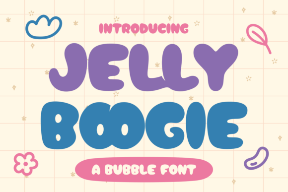 Jelly Boogie: The Playful Bubble Font That Brings Designs to Life