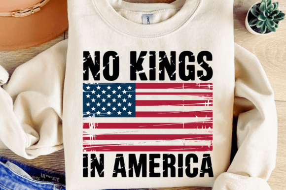 No Kings in America PNG: Bold Digital Design