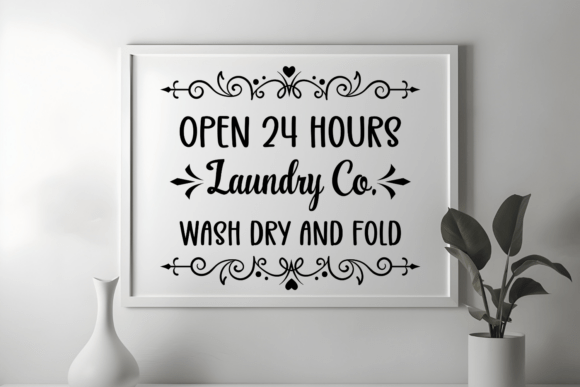 Open 24 Hours Laundry Co.: A Bold Display Font