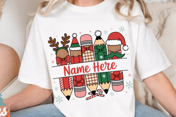 Streamlining Holiday Gifting with Custom Christmas Teacher Name PNG Designs
