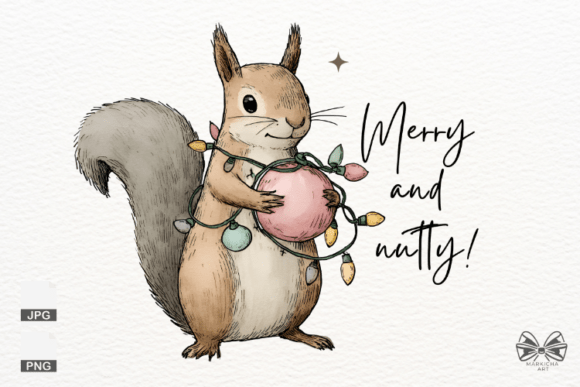 Unleash Your Creativity with High-Quality Christmas Squirrel Png Clipart